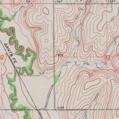 United States Geological Survey Ash Grove, KS (1968, 24000-Scale) digital map