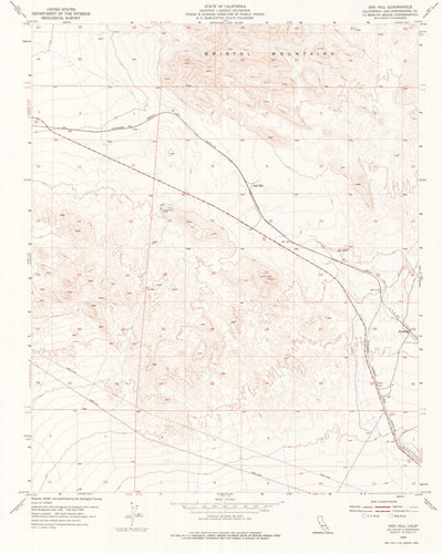 United States Geological Survey Ash Hill, CA (1955, 24000-Scale) digital map