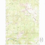 United States Geological Survey Ash Mountain, MT (1987, 24000-Scale) digital map