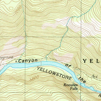 United States Geological Survey Ash Mountain, MT (1987, 24000-Scale) digital map