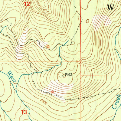 United States Geological Survey Ash Mountain, MT (2000, 24000-Scale) digital map