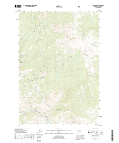 United States Geological Survey Ash Mountain, MT (2020, 24000-Scale) digital map
