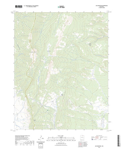 United States Geological Survey Ash Mountain, NM (2023, 24000-Scale) digital map