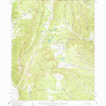 United States Geological Survey Ash Mountain, NM-CO (1962, 62500-Scale) digital map