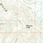 United States Geological Survey Ash Peak, AZ (1986, 24000-Scale) digital map