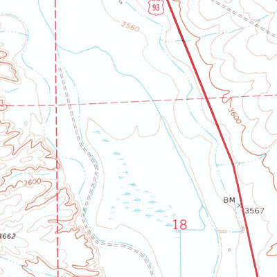 United States Geological Survey Ash Springs, NV (1969, 24000-Scale) digital map