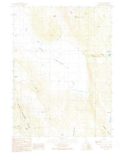 United States Geological Survey Ash Valley, CA (1990, 24000-Scale) digital map