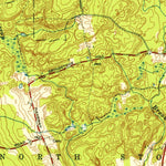 United States Geological Survey Ashaway, RI-CT (1953, 31680-Scale) digital map
