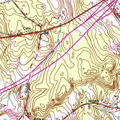 United States Geological Survey Ashaway, RI-CT (1984, 24000-Scale) digital map