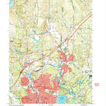 United States Geological Survey Ashaway, RI-CT (2001, 24000-Scale) digital map