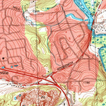 United States Geological Survey Ashaway, RI-CT (2001, 24000-Scale) digital map