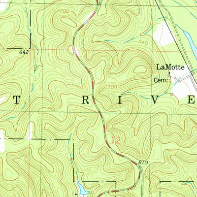 United States Geological Survey Ashburn, MO-IL (1978, 24000-Scale) digital map
