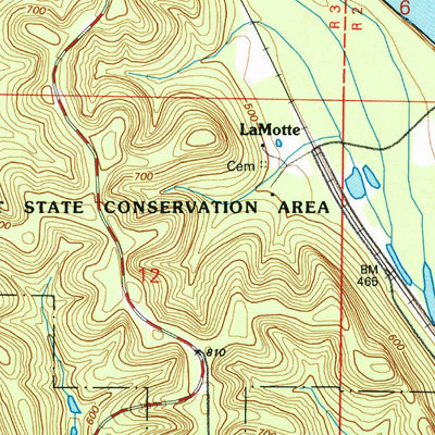 United States Geological Survey Ashburn, MO-IL (1993, 24000-Scale) digital map
