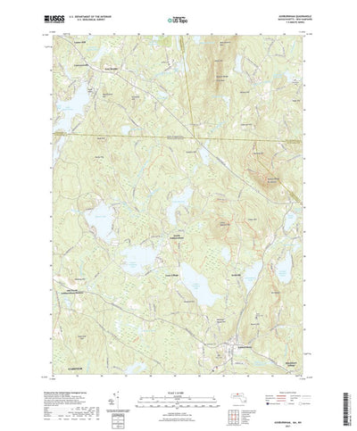 United States Geological Survey Ashburnham, MA (2021, 24000-Scale) digital map