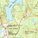 United States Geological Survey Ashburnham, MA-NH (1965, 25000-Scale) digital map