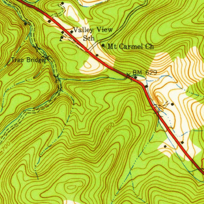 United States Geological Survey Ashby Gap, VA (1943, 24000-Scale) digital map