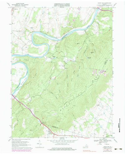 United States Geological Survey Ashby Gap, VA (1970, 24000-Scale) digital map