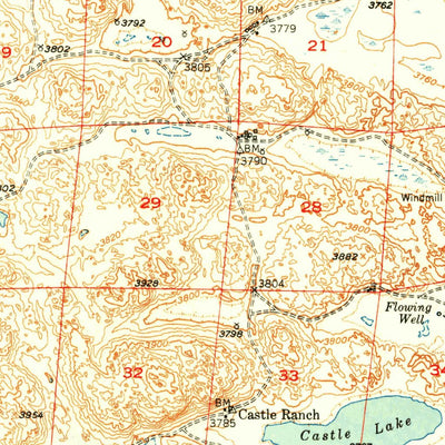 United States Geological Survey Ashby, NE (1949, 62500-Scale) digital map