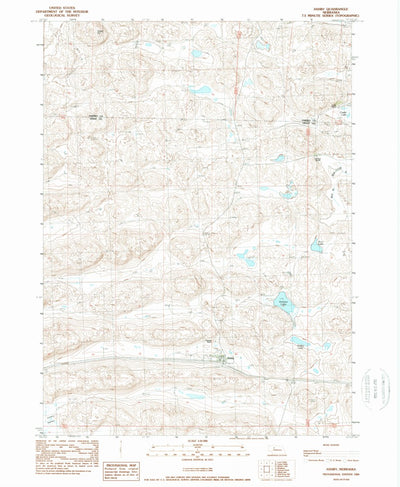 United States Geological Survey Ashby, NE (1989, 24000-Scale) digital map