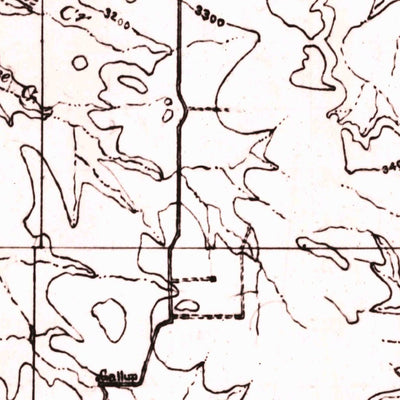 United States Geological Survey Ashcroft, SD-ND (1935, 125000-Scale) digital map