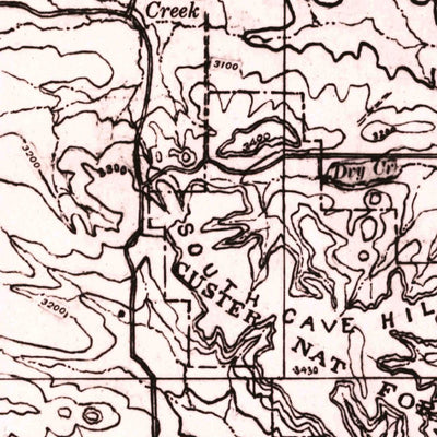 United States Geological Survey Ashcroft, SD-ND (1935, 125000-Scale) digital map