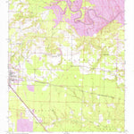 United States Geological Survey Ashdown East, AR (1950, 24000-Scale) digital map