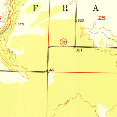 United States Geological Survey Ashdown East, AR (1951, 24000-Scale) digital map