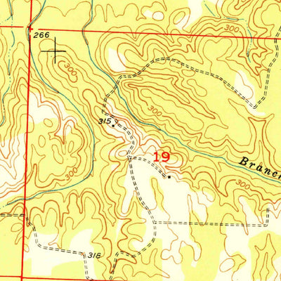 United States Geological Survey Ashdown East, AR (1951, 24000-Scale) digital map