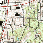 United States Geological Survey Asheboro, NC (1994, 24000-Scale) digital map