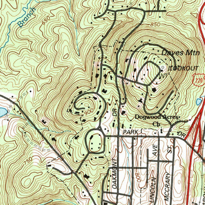United States Geological Survey Asheboro, NC (1994, 24000-Scale) digital map