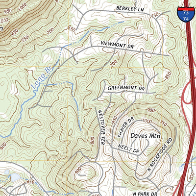 United States Geological Survey Asheboro, NC (2022, 24000-Scale) digital map