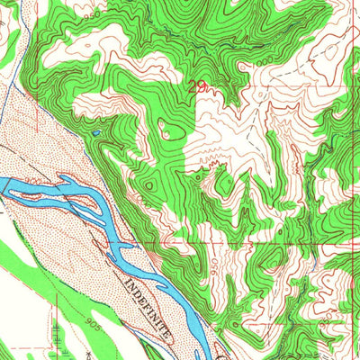 United States Geological Survey Asher, OK (1966, 24000-Scale) digital map