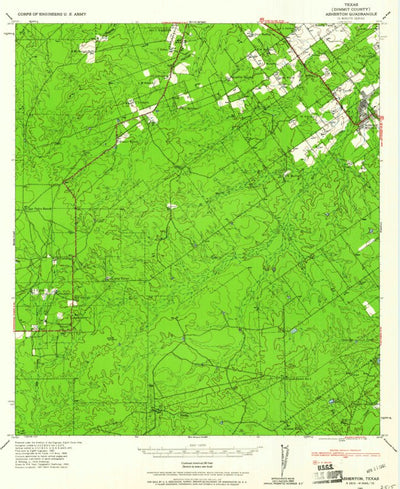 United States Geological Survey Asherton, TX (1940, 62500-Scale) digital map