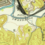 United States Geological Survey Asheville, NC (1943, 24000-Scale) digital map