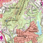 United States Geological Survey Asheville, NC (1961, 24000-Scale) digital map
