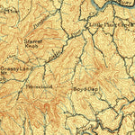 United States Geological Survey Asheville, NC-TN (1901, 125000-Scale) digital map