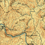 United States Geological Survey Asheville, NC-TN (1901, 125000-Scale) digital map
