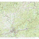 United States Geological Survey Asheville, NC-TN (1985, 100000-Scale) digital map