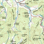 United States Geological Survey Asheville, NC-TN (1985, 100000-Scale) digital map