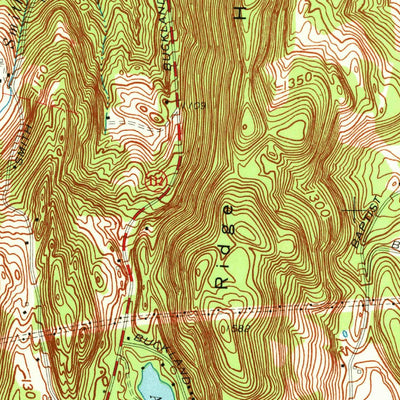 United States Geological Survey Ashfield, MA (1971, 24000-Scale) digital map