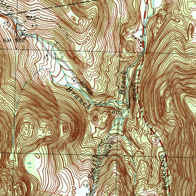 United States Geological Survey Ashfield, MA (1971, 25000-Scale) digital map