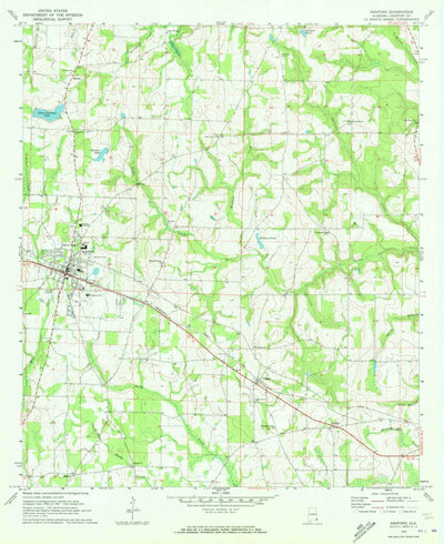 United States Geological Survey Ashford, AL (1970, 24000-Scale) digital map