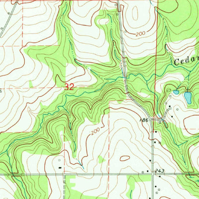 United States Geological Survey Ashford, AL (1970, 24000-Scale) digital map