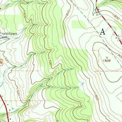 United States Geological Survey Ashford Hollow, NY (1964, 24000-Scale) digital map