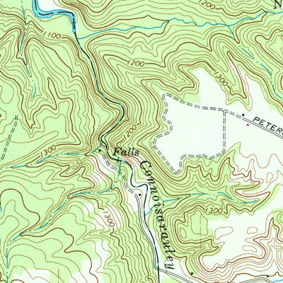 United States Geological Survey Ashford Hollow, NY (1964, 24000-Scale) digital map