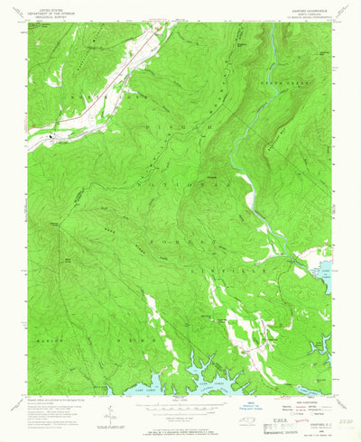 United States Geological Survey Ashford, NC (1956, 24000-Scale) digital map