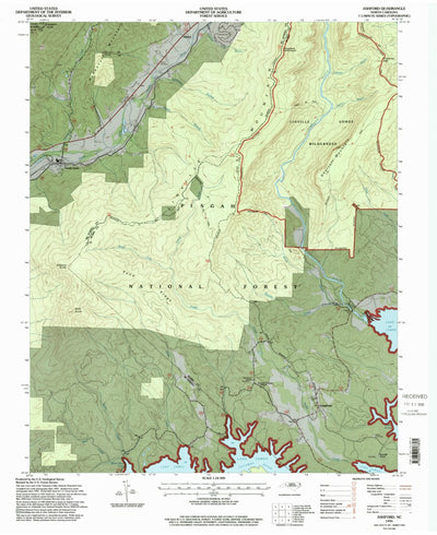 United States Geological Survey Ashford, NC (1994, 24000-Scale) digital map