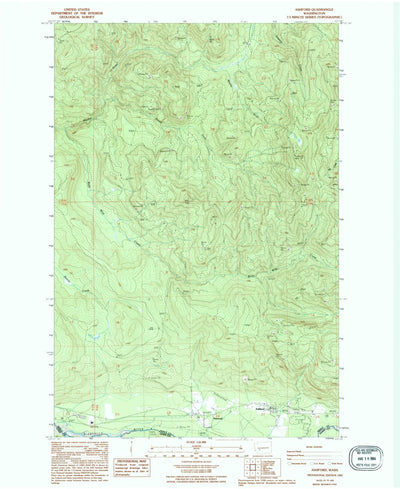 United States Geological Survey Ashford, WA (1987, 24000-Scale) digital map
