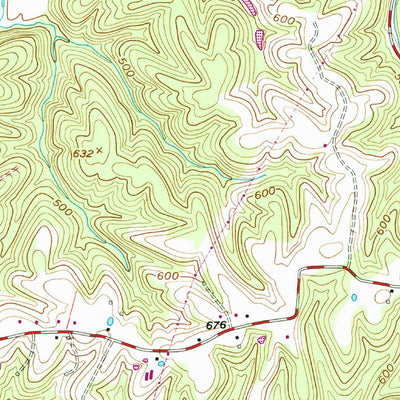 United States Geological Survey Ashland City, TN (1957, 24000-Scale) digital map