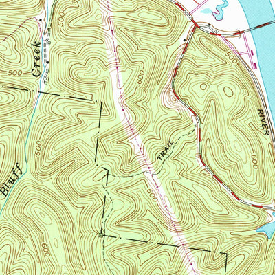 United States Geological Survey Ashland City, TN (1957, 24000-Scale) digital map